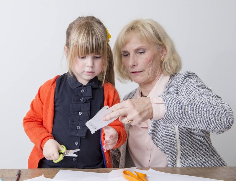 oma en kleinkind